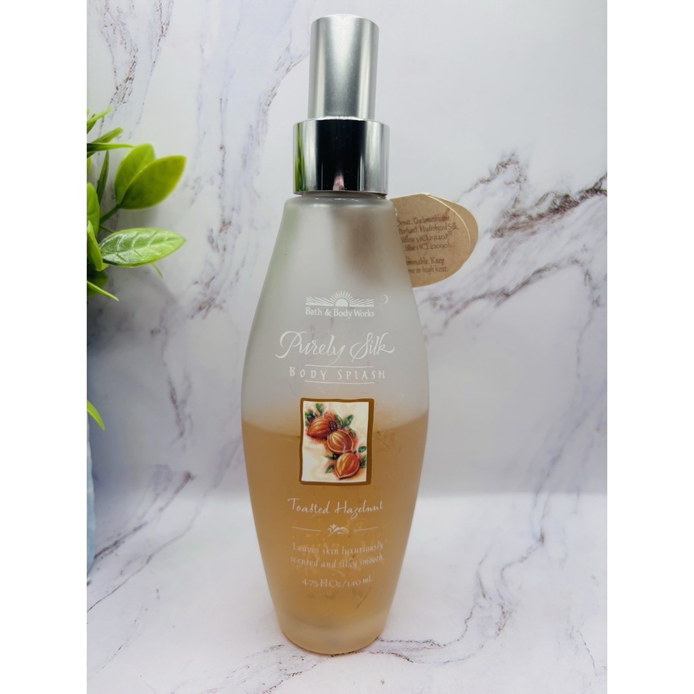 Vintage Bath & Body Works Toasted‎ Hazelnut Purely Silk Body Splash